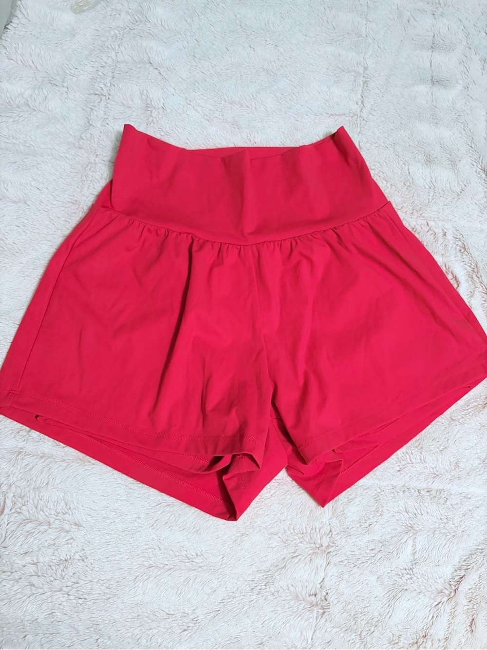 HALARA High-Waist 2-in-1 pink shorts NWOT